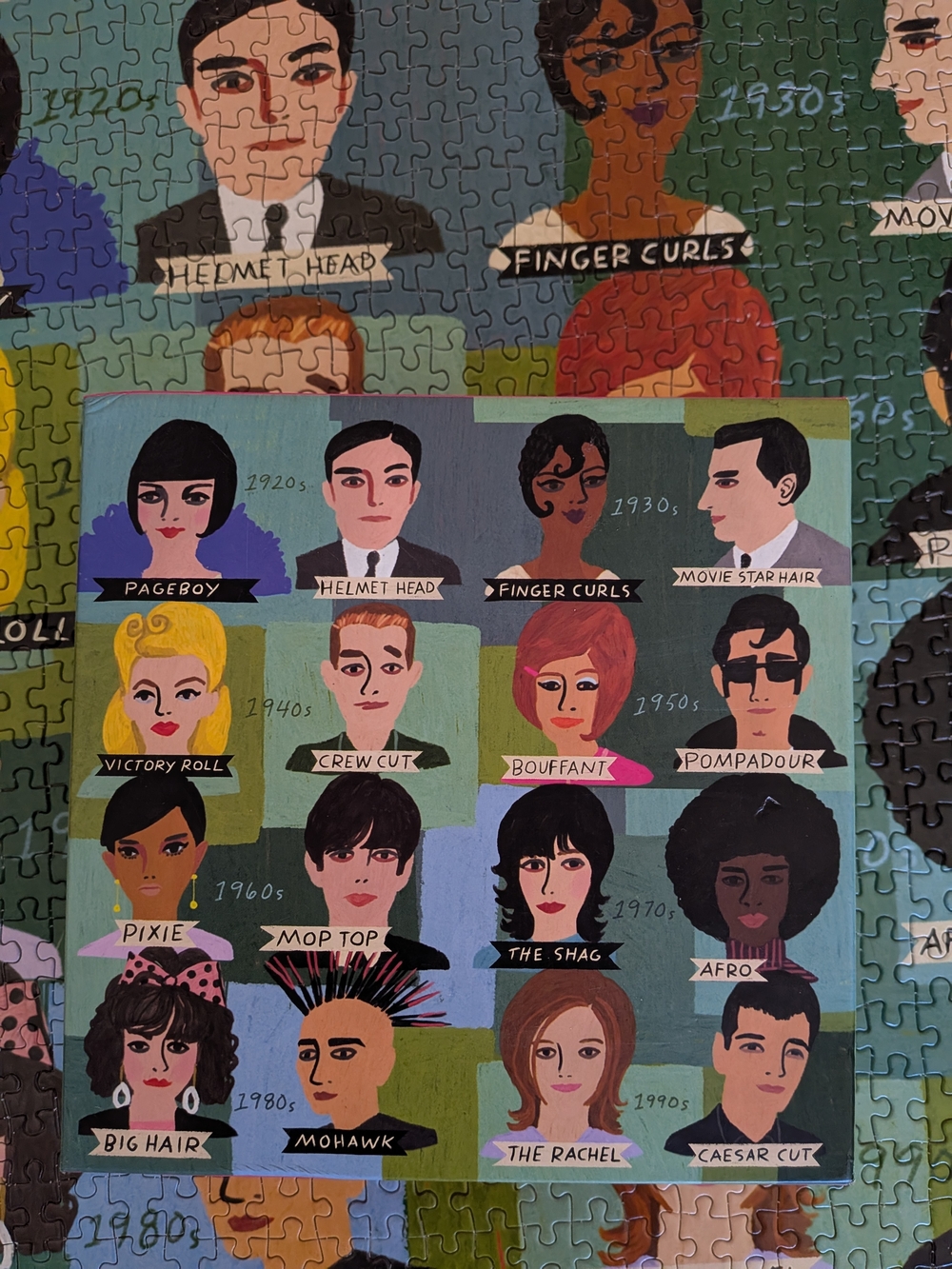 History Of Hairdo's 1000 Piece Puzzle - Galison